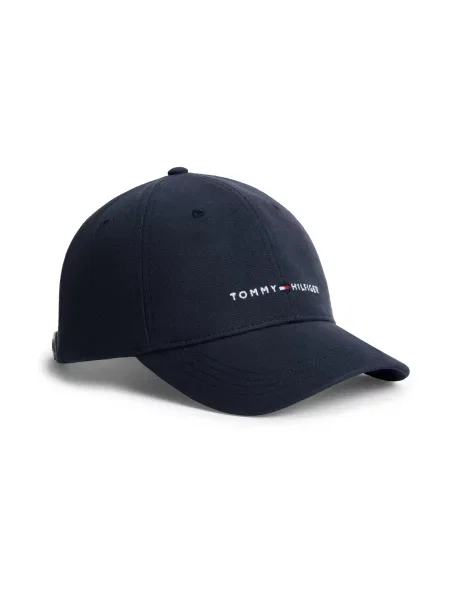 Șapcă Tommy Hilfiger Th Foundation Soft Bleumarin alb