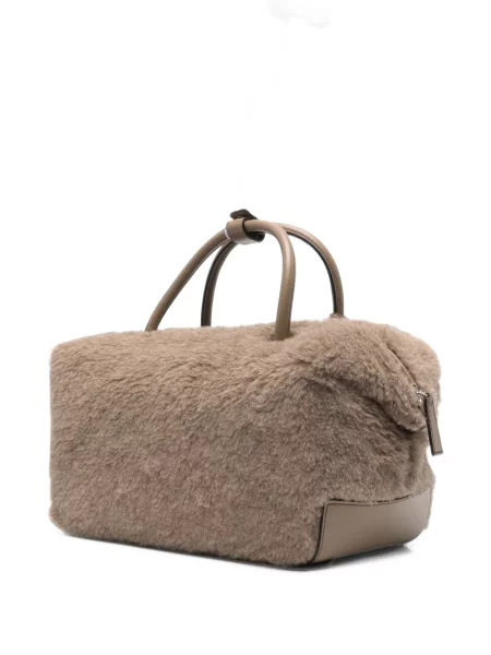 Ursuleț de pluș geantă shopper Max Mara maro