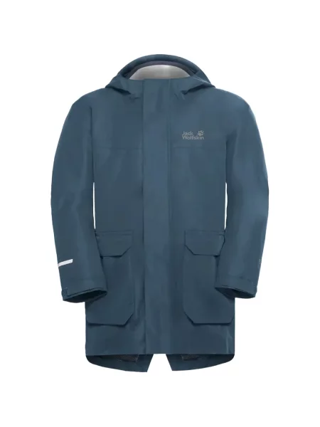 Kurtka dziecięca Jack Wolfskin niebieska