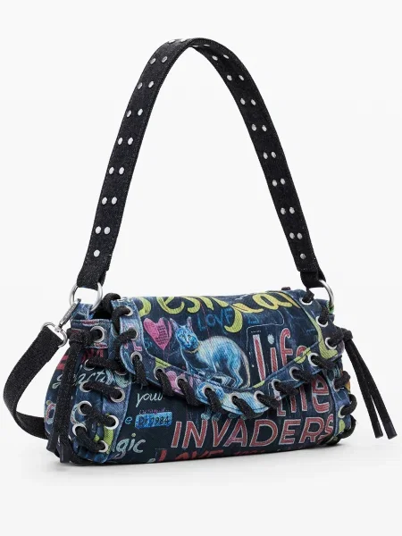 Geanta crossbody Desigual negru