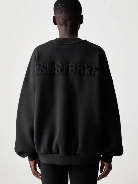WRSTBHVR Verice hanorac oversized cu pentru femei