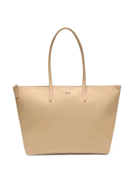 Geantă shopper Lacoste cu autograf