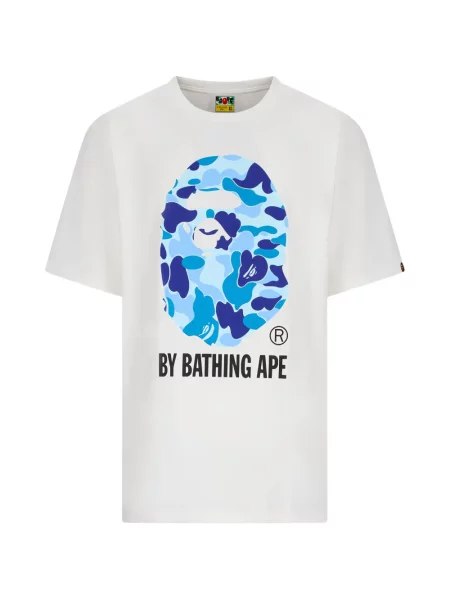 Tricou A Bathing Ape® cu imagine alb