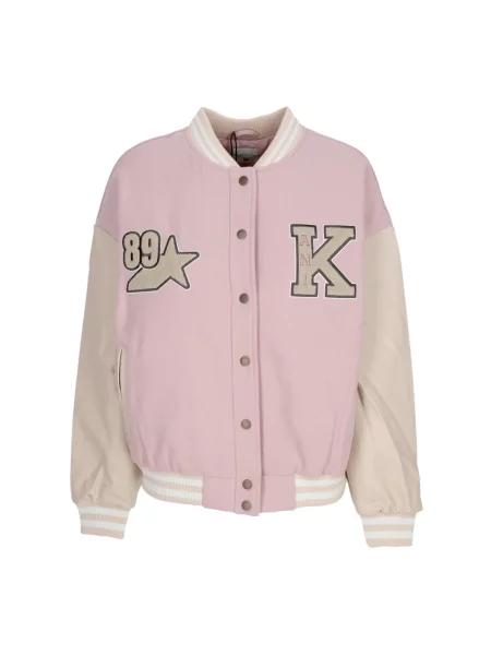 Kurtka Karl Kani retro różowa