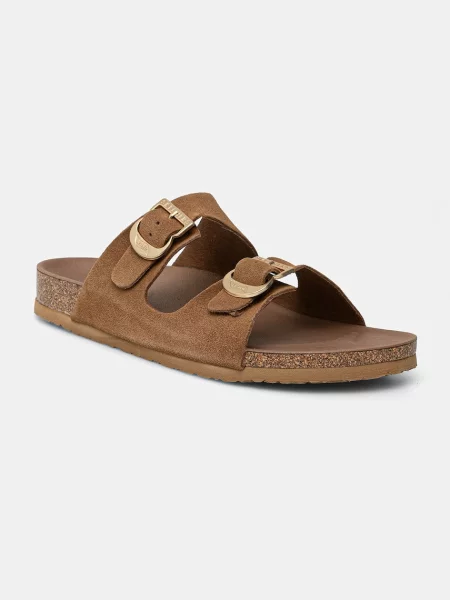 Skechers natikači semiš ARCH FIT GRANOLA rjava