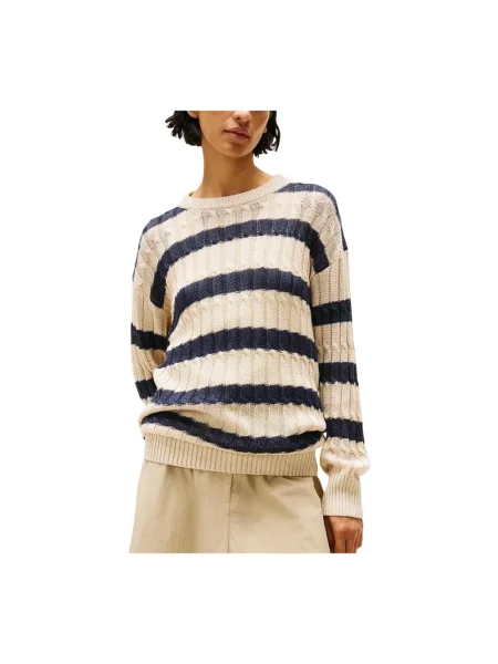 Dzianinowy wielobarwność sweter Tommy Hilfiger