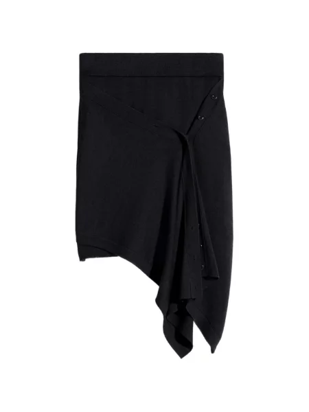 Fustă Lemaire drapată negru