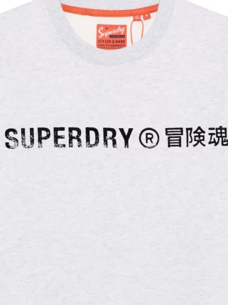 Hanorac Superdry cu imagine gri