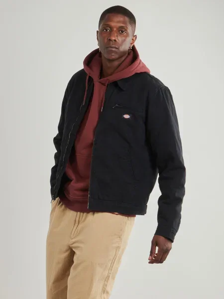 Geacă Dickies din canvas negru