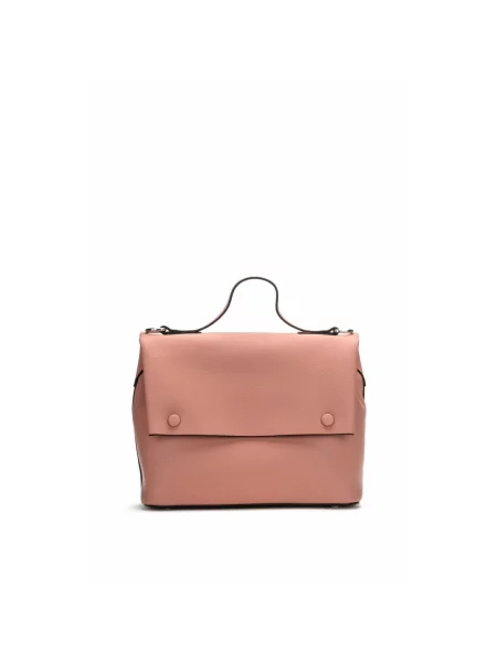 Шкіряна сумка Estro рожева