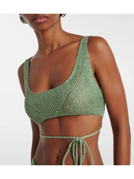 Top Bananhot tricotate verde