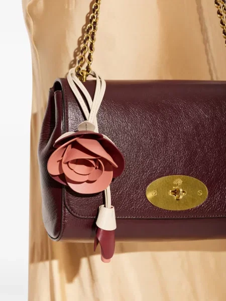 Colier Furla cu model floral cu aplicații maro