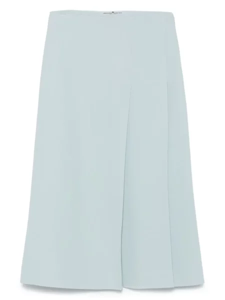 Fusta plisata Ermanno Scervino plisată până la genunchi albastru