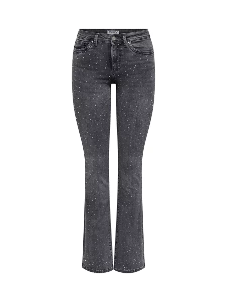 ONLY Jeans ONLWAUW închis gri
