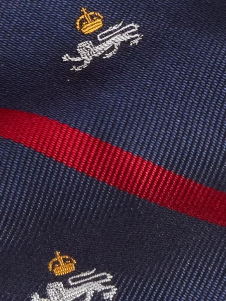 Keprová pruhovaná kšiltovka Polo Ralph Lauren s potiskem modrá