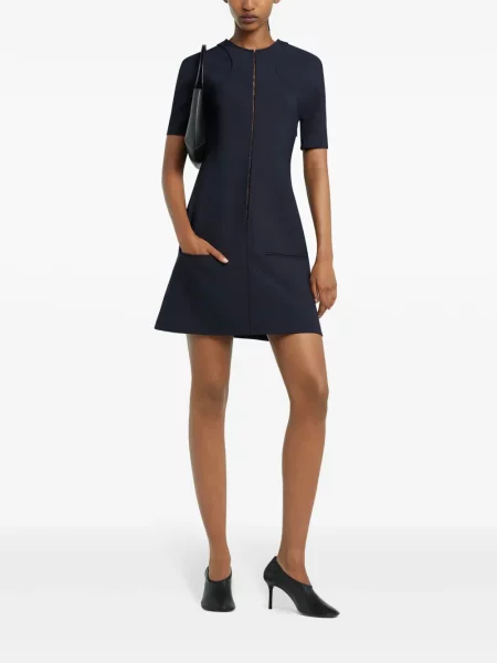 Rochie mini Courreges de costum albastru