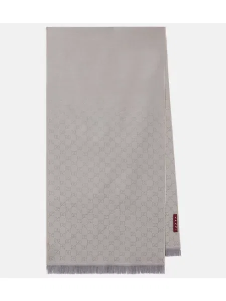 Fular Gucci de lână gri