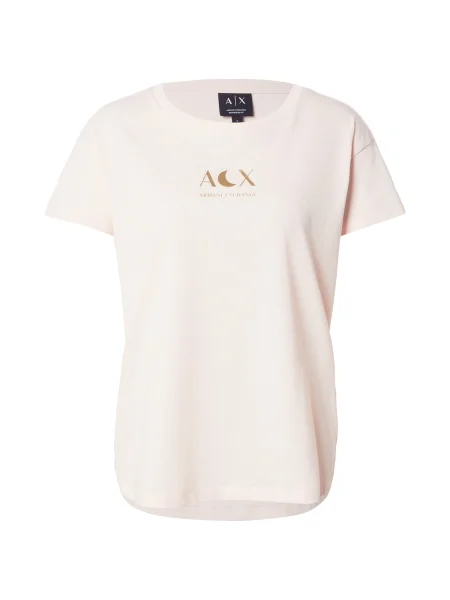 ARMANI EXCHANGE Tricou miere / rosé galben