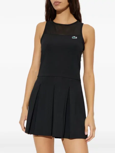 Rochie mini Lacoste plasă negru