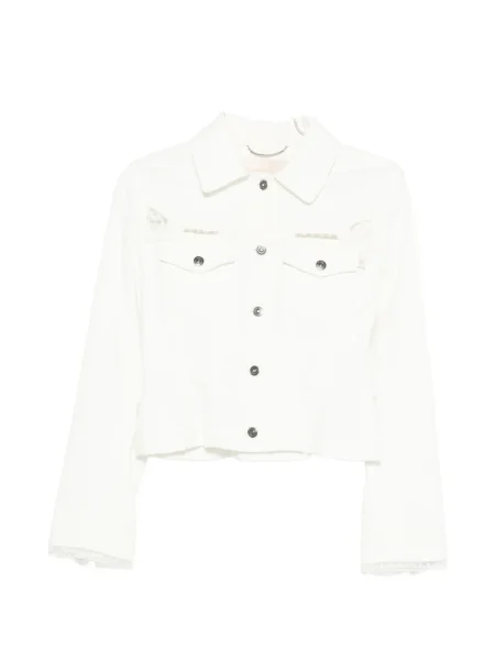 Geacă Ermanno Scervino din dantelă alb