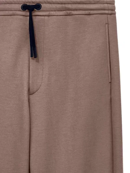 Pantaloni Giorgio Armani cu autograf cu cordon maro