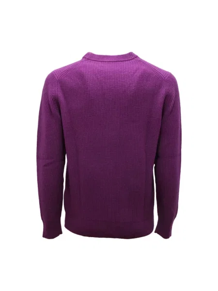 Sweter Ballantyne wełniany fioletowy