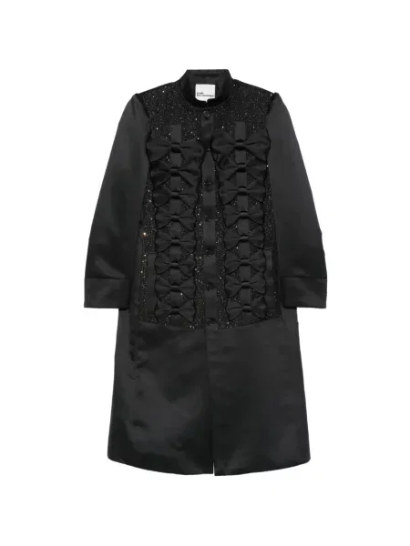 Palton Noir Kei Ninomiya cu paiete negru