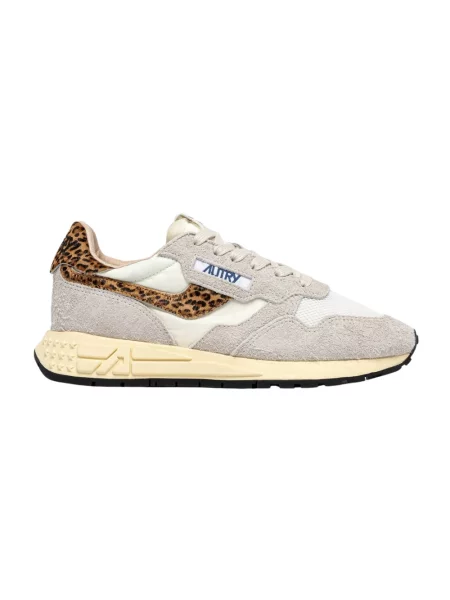 Sneakersy Autry brązowe
