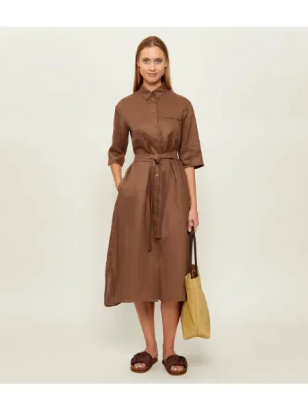 MM De in rochie cu cordon MMLTABELLA maro