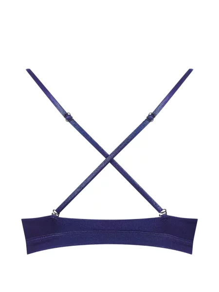 Top Maison Close cu bretele albastru
