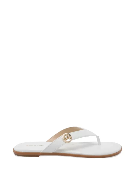 Sandale Michael Michael Kors cu autograf alb