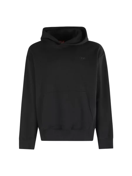 Bluza Diesel z nadrukiem czarna