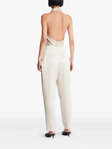 Pantaloni Balmain de mătase