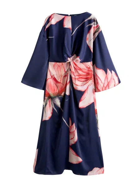 Next Rochie bleumarin roz