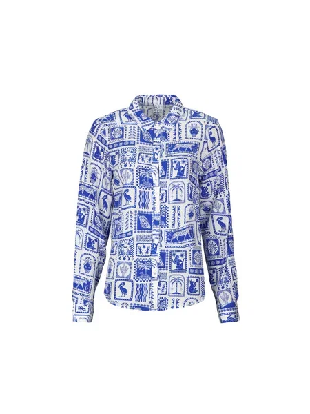 Bluza Pieces modra