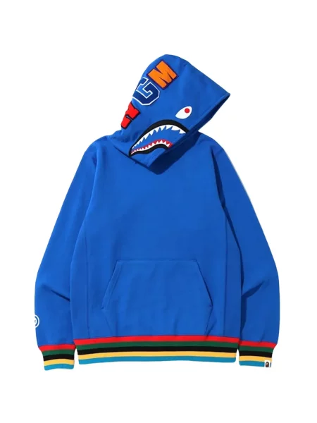 Hanorac cu glugă A Bathing Ape® cu imagine albastru