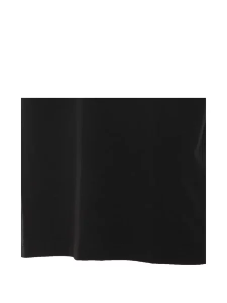 Scurt tricou Thom Krom cu decolteu rotund negru