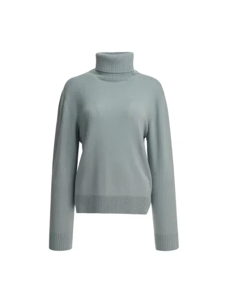Sweter z golfem Semper niebieski