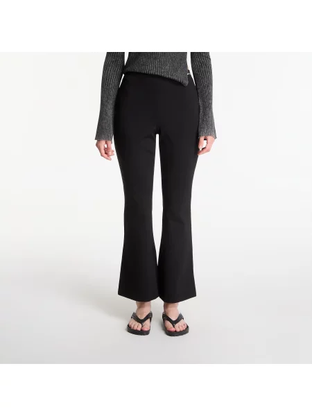 Pantaloni Calvin Klein Jeans Ponte Tailored Flare Pant Black M negru