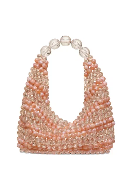 Geantă plic 0711 cu mărgele roz