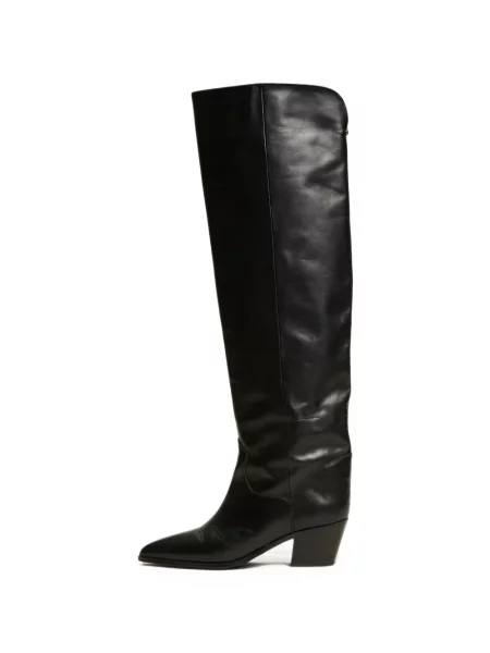 Cizme Twinset din piele negru