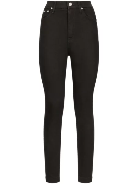 Skinny jeansy skinny Dolce And Gabbana czarne
