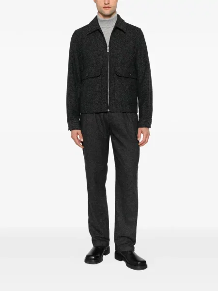Geacă Paul Smith cu model herringbone negru