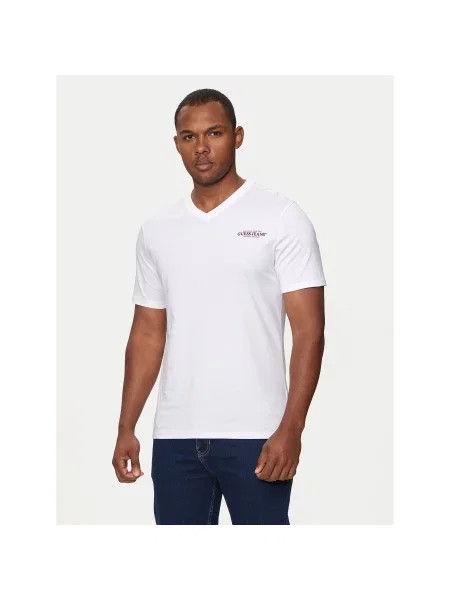 Guess Jeans Majica Regular Fit bela