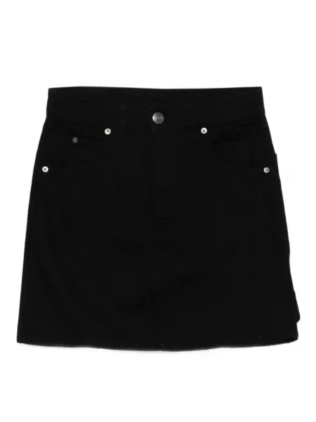 Mała mały spódnica jeansowa Charles Jeffrey Loverboy czarna