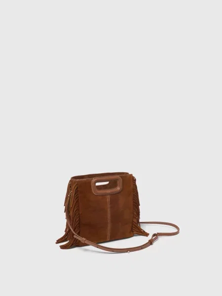 Замшева сумка Maje