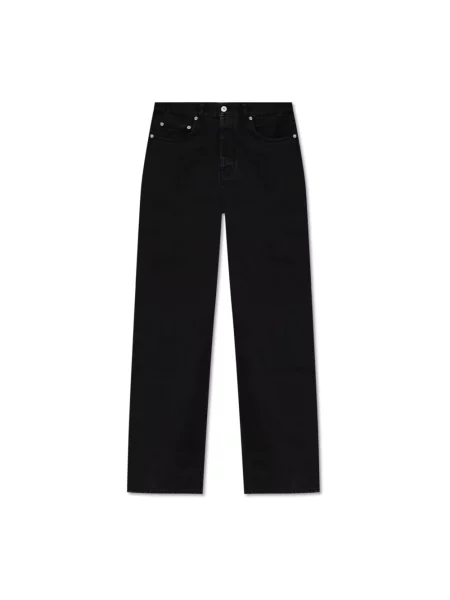 Jeansy Jacquemus z logo czarne