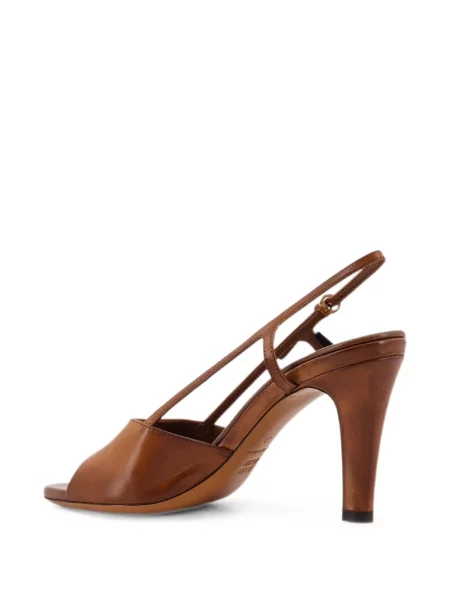 Sandale Miu Miu din piele maro