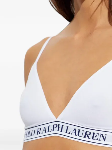 Lung body Polo Ralph Lauren cu autograf alb