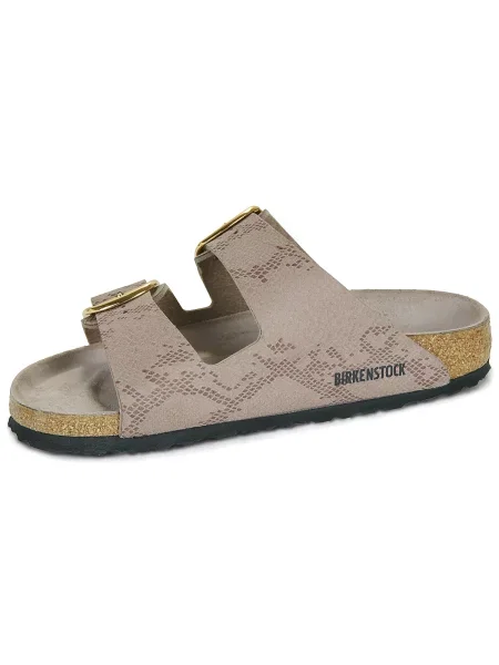 Birkenstock Șlapi Arizona Big Buckle cu adaos de piele | narrow fit bej